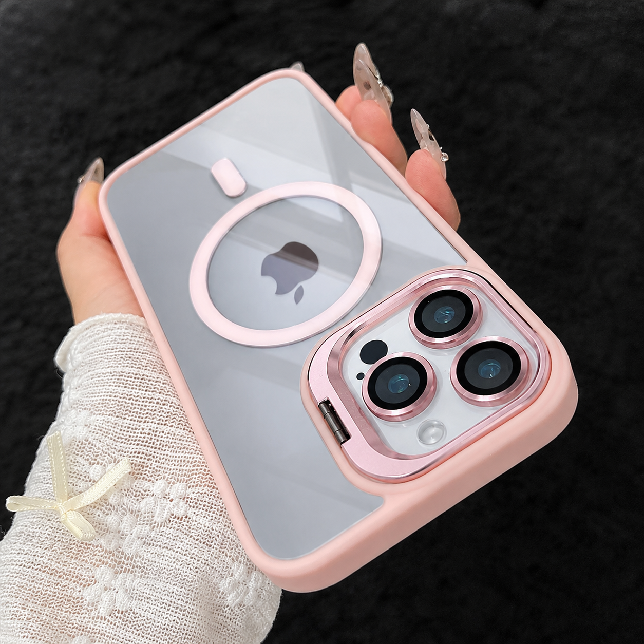 Premium iPhone Case MagSafe Compatible Shockproof Bumper Cover Full Body Protection Camera Lens Guard Slim Design