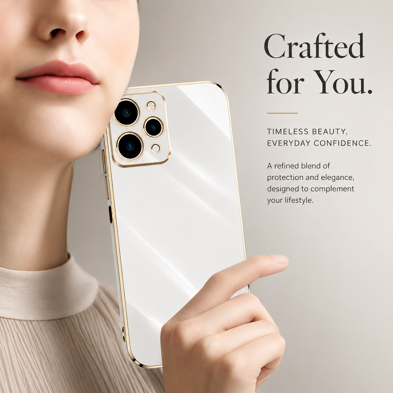 Premium iPhone Case MagSafe Compatible Silicone Glossy Square Texture Cover Shockproof Slim Protection
