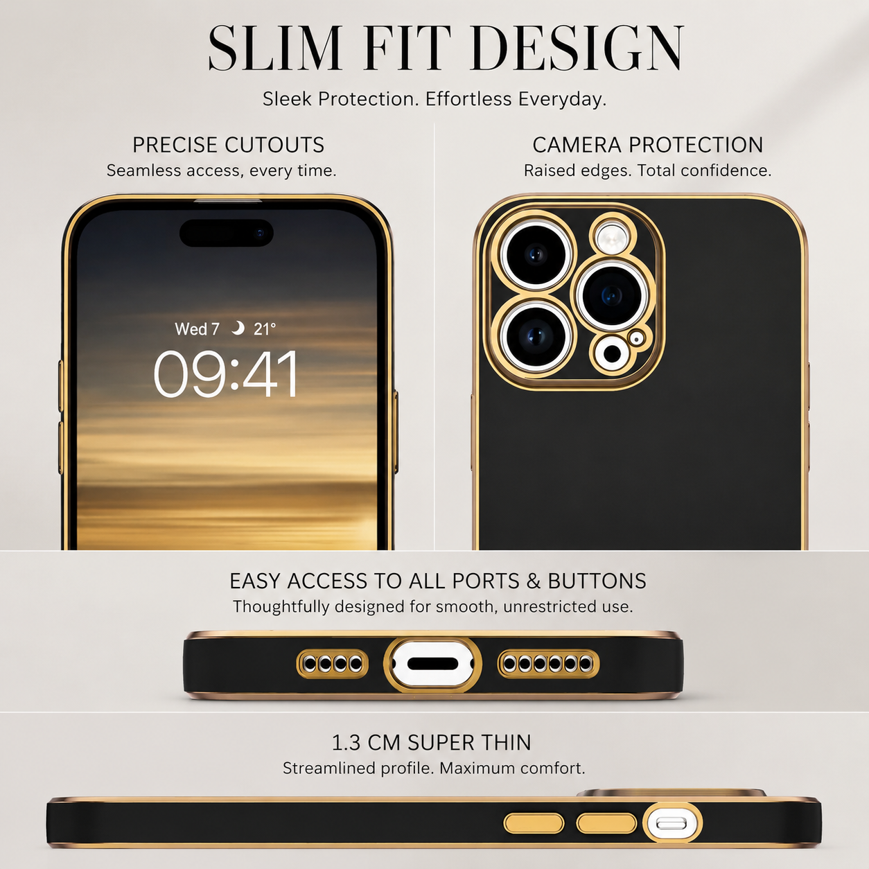 Premium iPhone Case MagSafe Compatible Silicone Glossy Square Texture Cover Shockproof Slim Protection