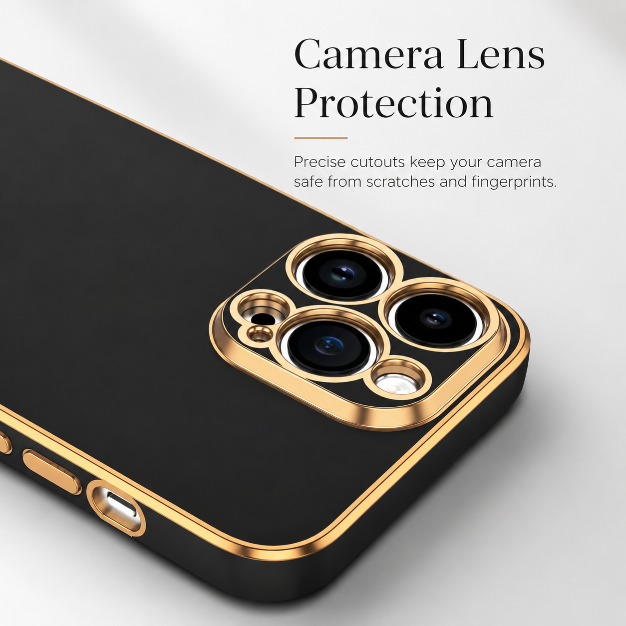 Premium iPhone Case MagSafe Compatible Silicone Glossy Square Texture Cover Shockproof Slim Protection