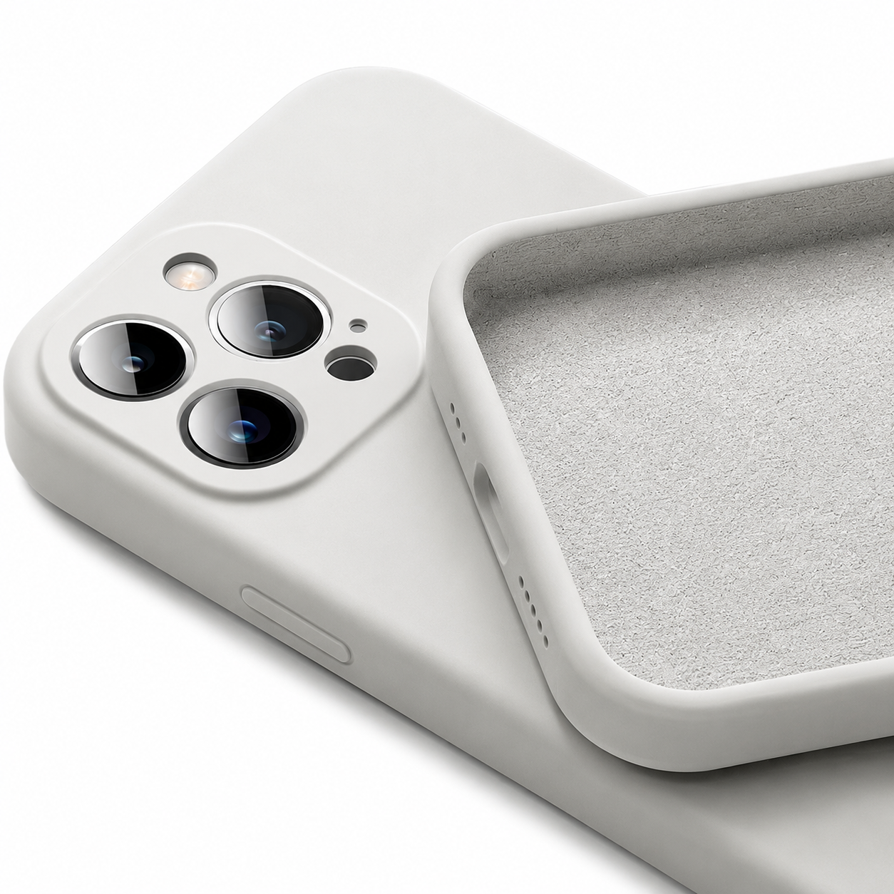 Premium iPhone Case MagSafe Compatible Square Liquid Silicone Cover Shockproof Slim Protection