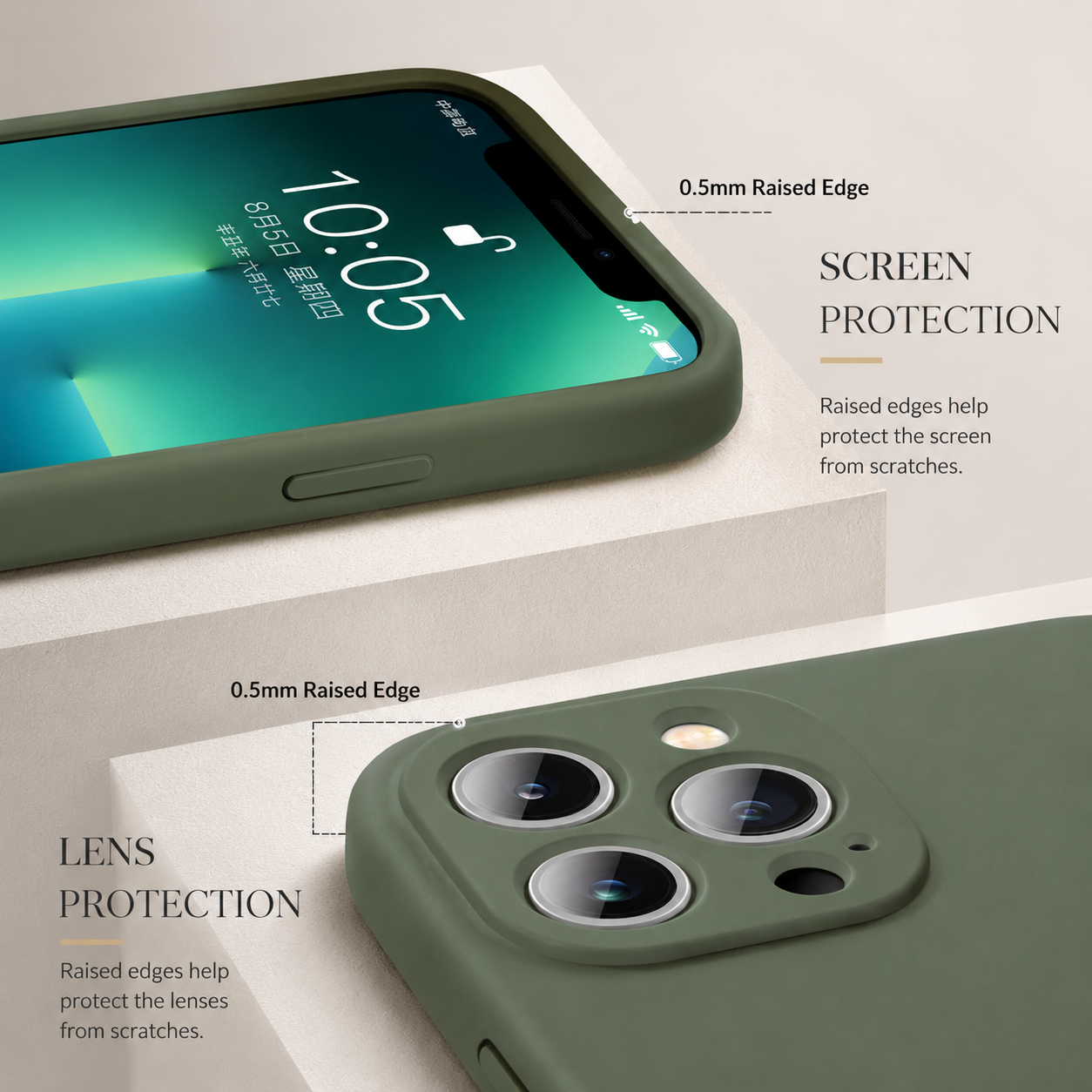 Premium iPhone Case MagSafe Compatible Square Liquid Silicone Cover Shockproof Slim Protection