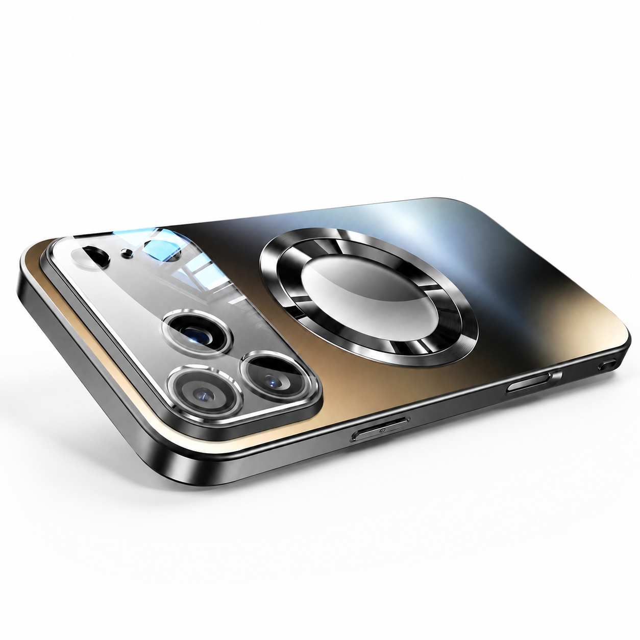 Premium iPhone Case MagSafe Compatible Titanium Matte Cover Magnetic Shockproof Camera Lens Protection PC TPU Full Protection