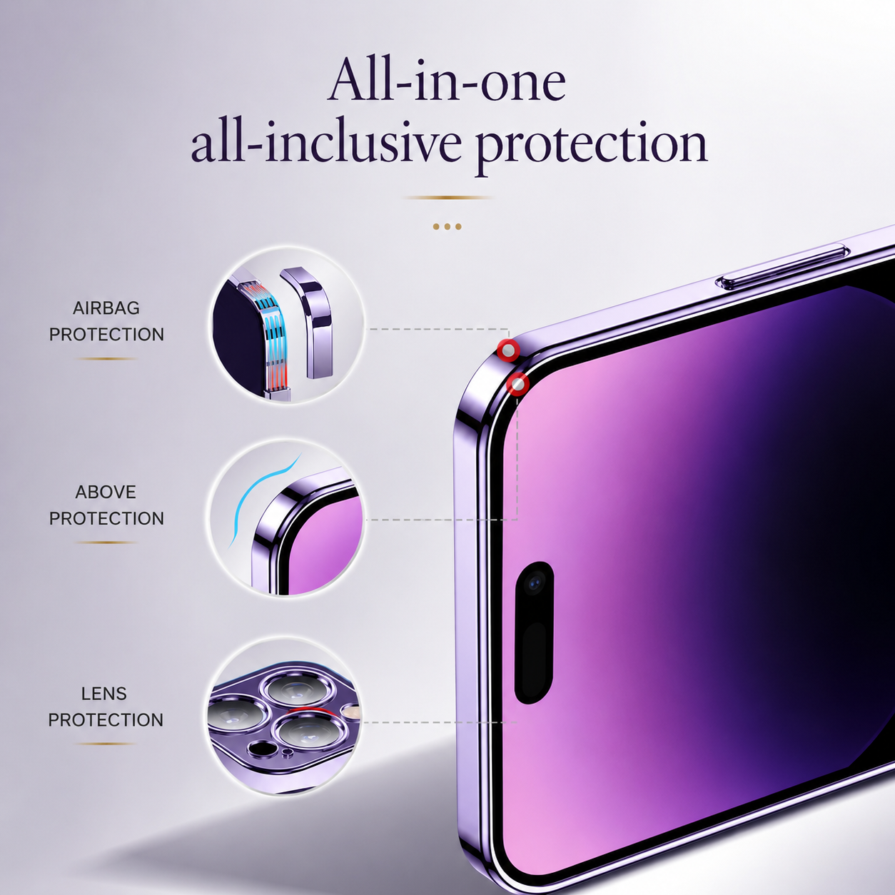 Premium iPhone Case MagSafe Compatible Transparent Glitter Silicone Cover Shockproof Protection