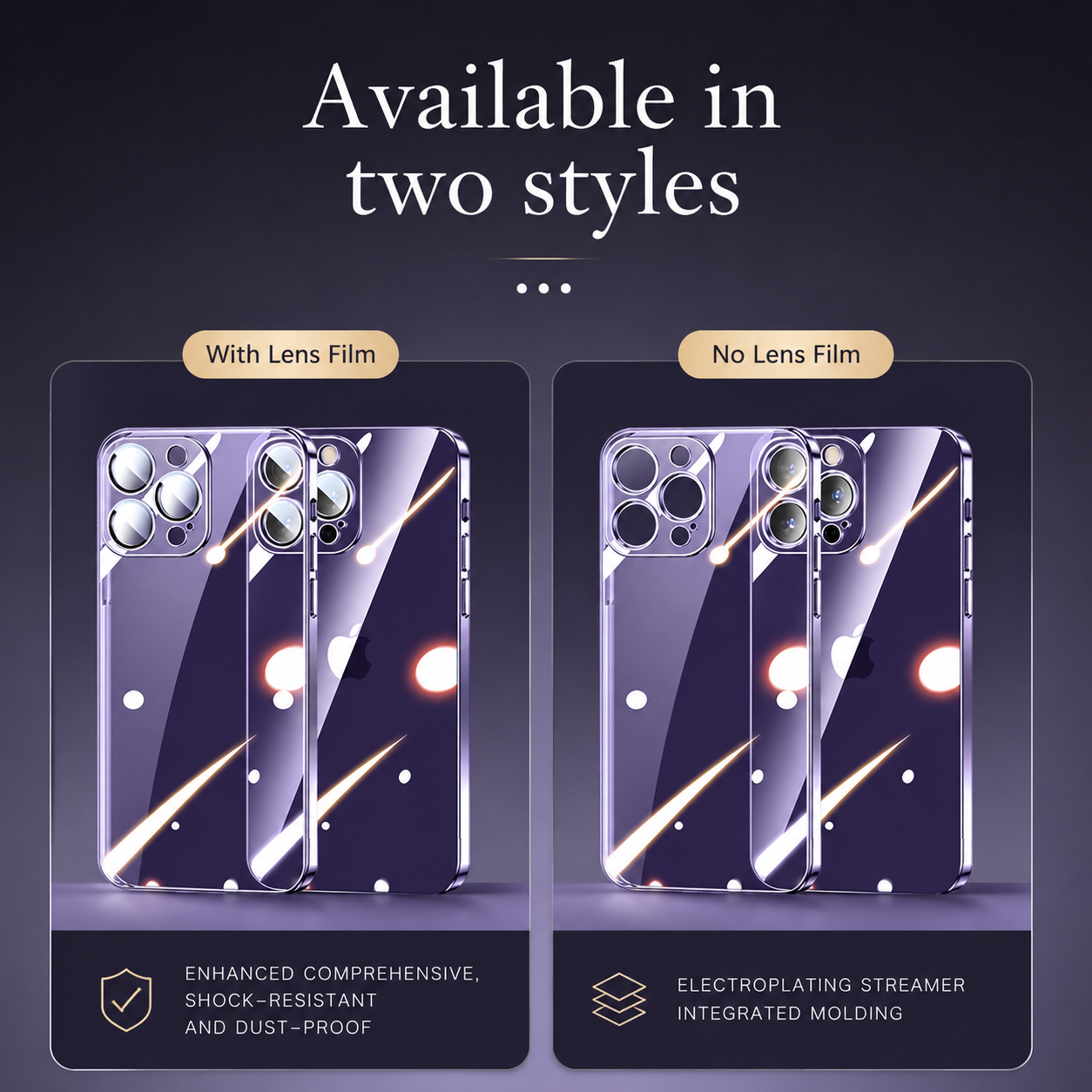 Premium iPhone Case MagSafe Compatible Transparent Glitter Silicone Cover Shockproof Protection