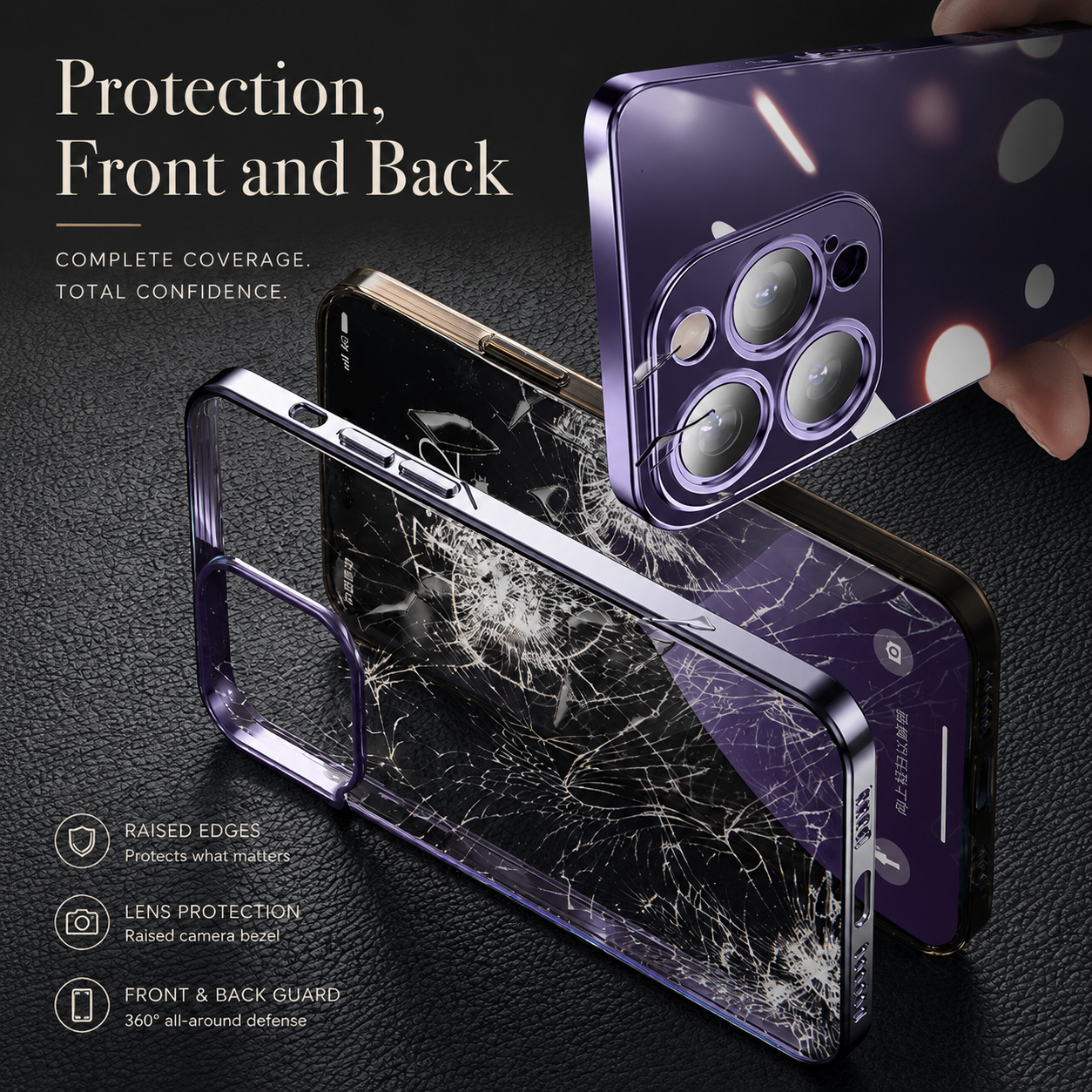 Premium iPhone Case MagSafe Compatible Transparent Glitter Silicone Cover Shockproof Protection