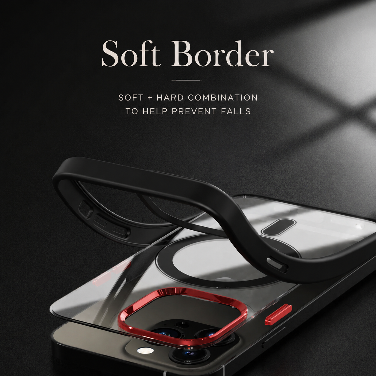 Premium iPhone Case MagSafe Compatible Transparent Hybrid Cover Clear HD Shockproof Protection