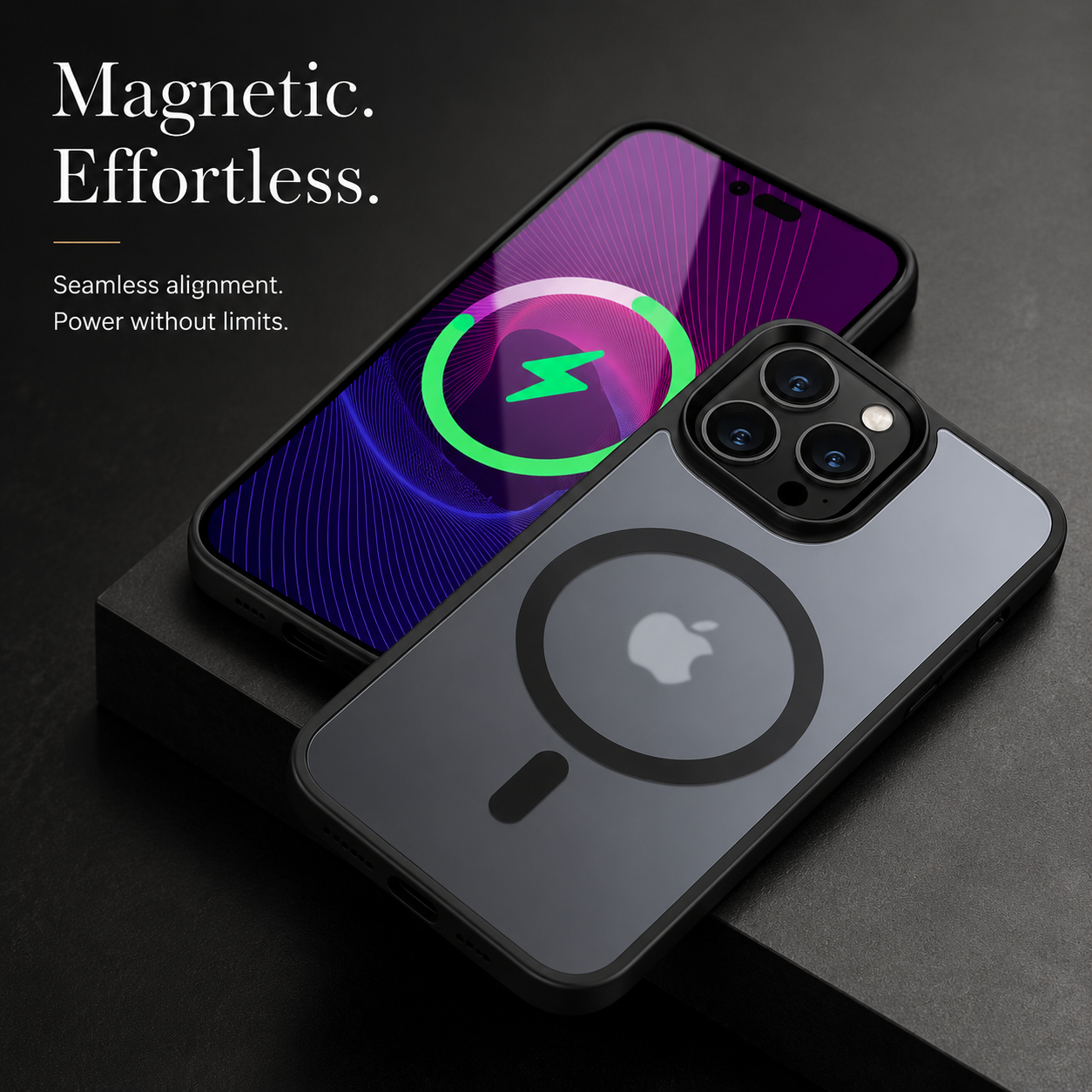 Premium iPhone Case MagSafe Compatible Transparent Hybrid Cover Clear HD Shockproof Protection