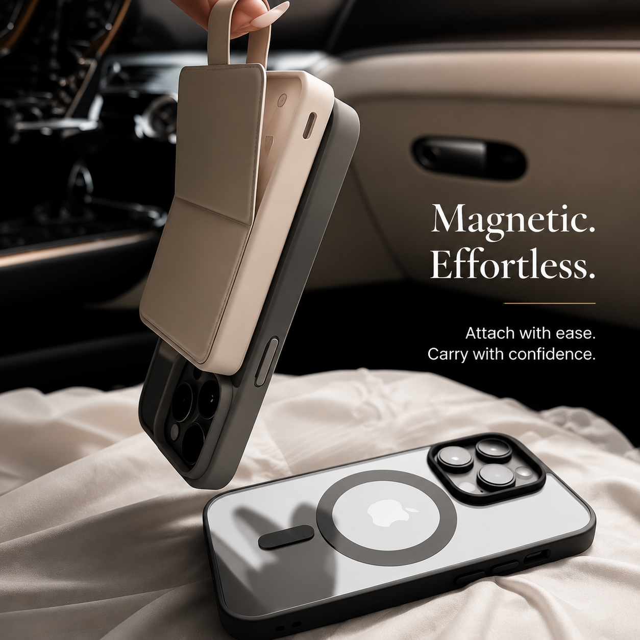 Premium iPhone Case MagSafe Compatible Transparent Hybrid Cover Clear HD Shockproof Protection