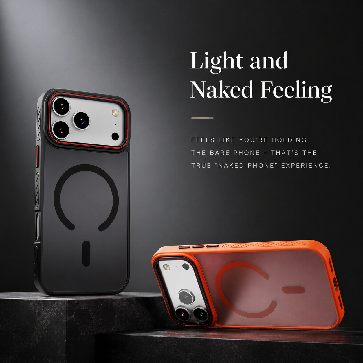 Premium iPhone Case MagSafe Compatible Transparent Matte Cover Magnetic Shockproof Raised Camera Lens Protection Slim Design