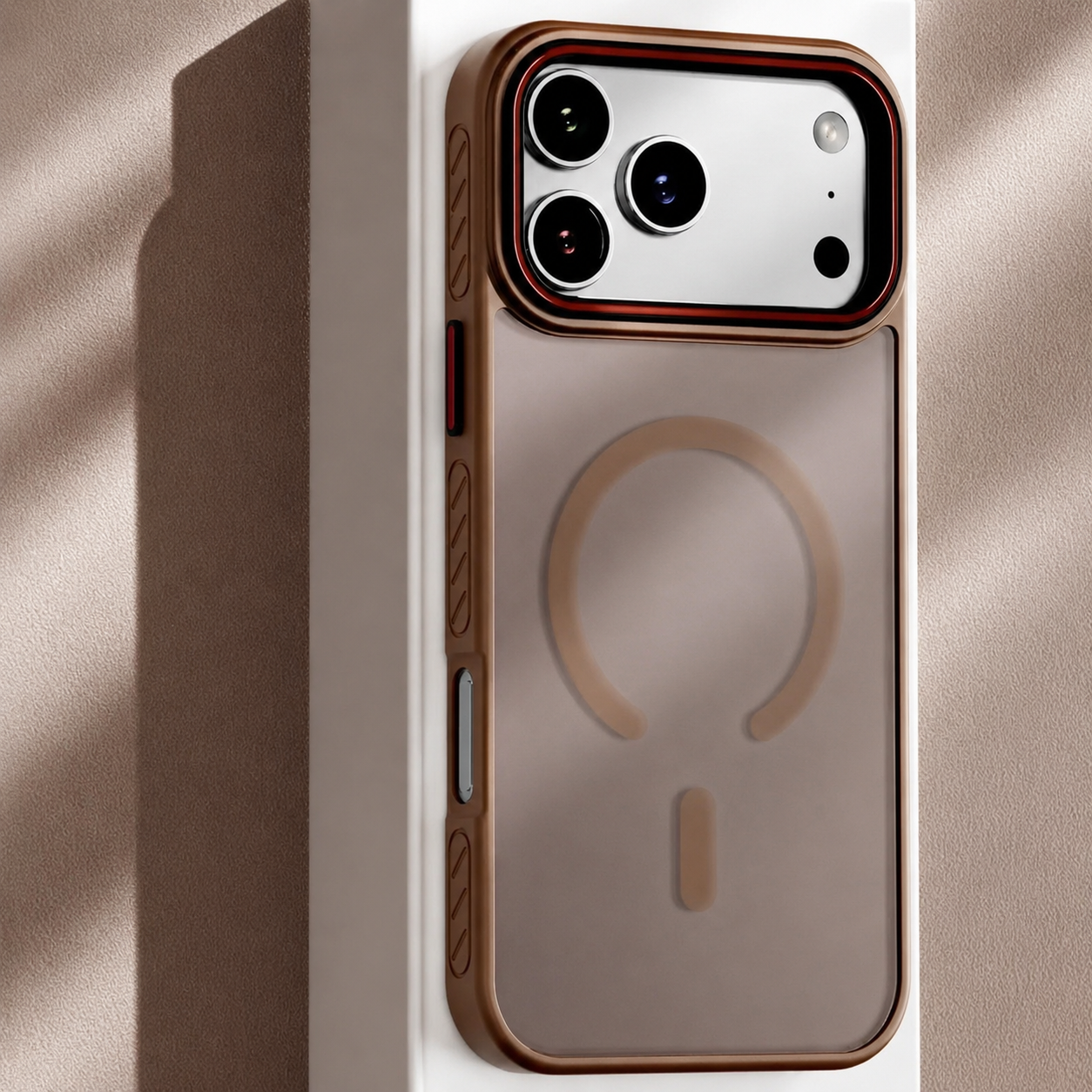 Premium iPhone Case MagSafe Compatible Transparent Matte Cover Magnetic Shockproof Raised Camera Lens Protection Slim Design