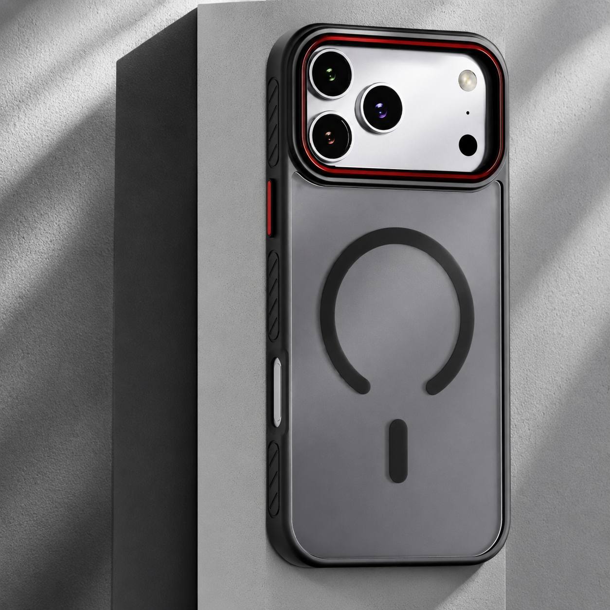 Premium iPhone Case MagSafe Compatible Transparent Matte Cover Magnetic Shockproof Raised Camera Lens Protection Slim Design