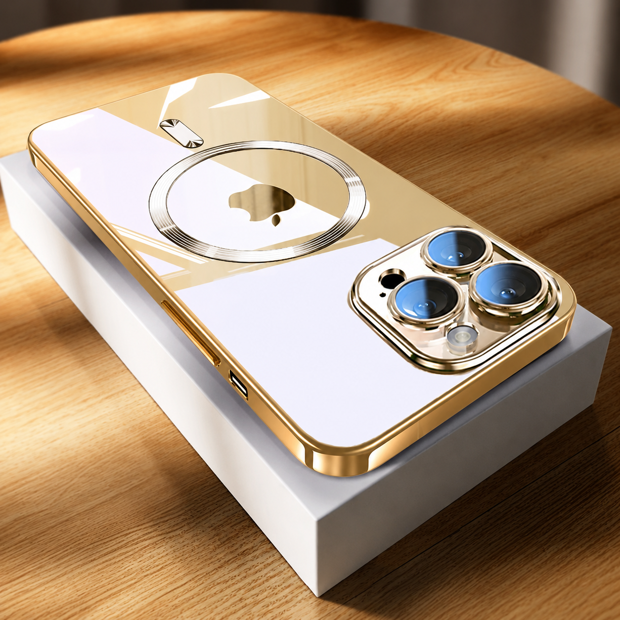 Premium iPhone Case MagSafe Compatible Transparent Protective Cover Shockproof Silicone Bumper Ultra Thin Slim Design