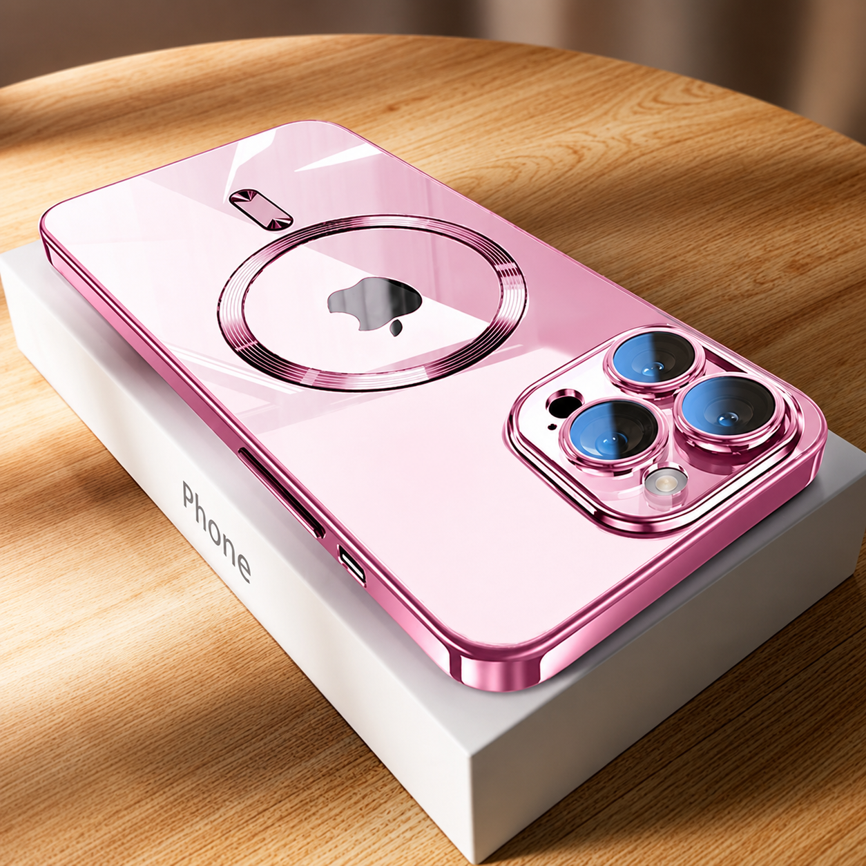 Premium iPhone Case MagSafe Compatible Transparent Protective Cover Shockproof Silicone Bumper Ultra Thin Slim Design