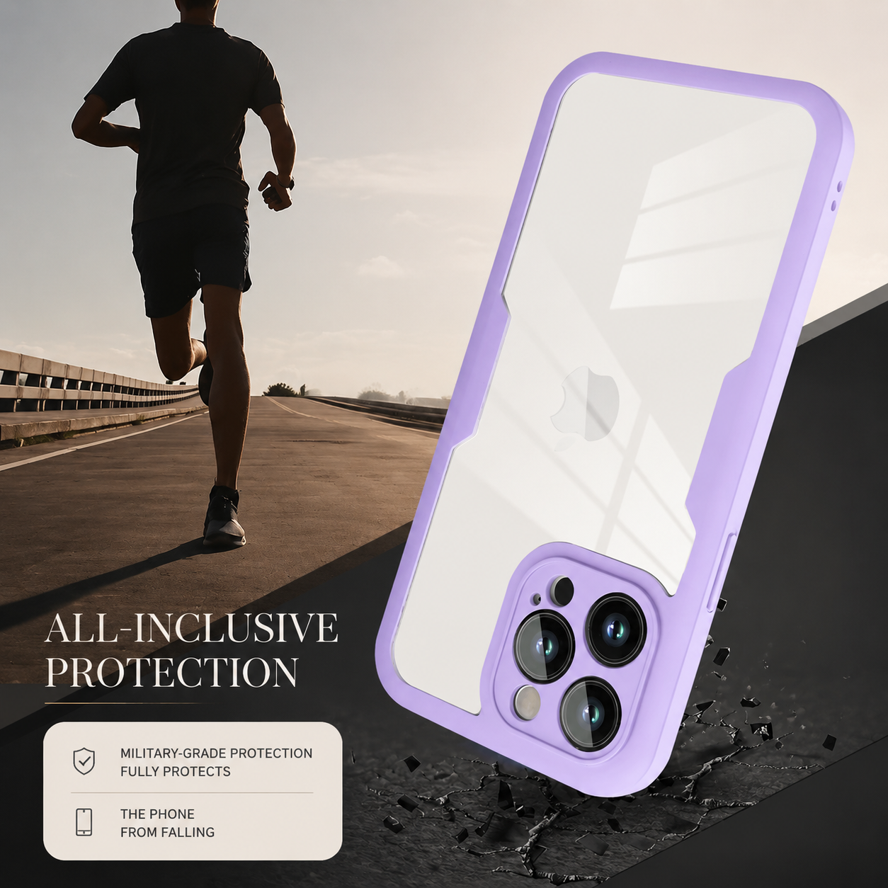Premium iPhone Case MagSafe Compatible Transparent Silicone Cover Shockproof Full Protection