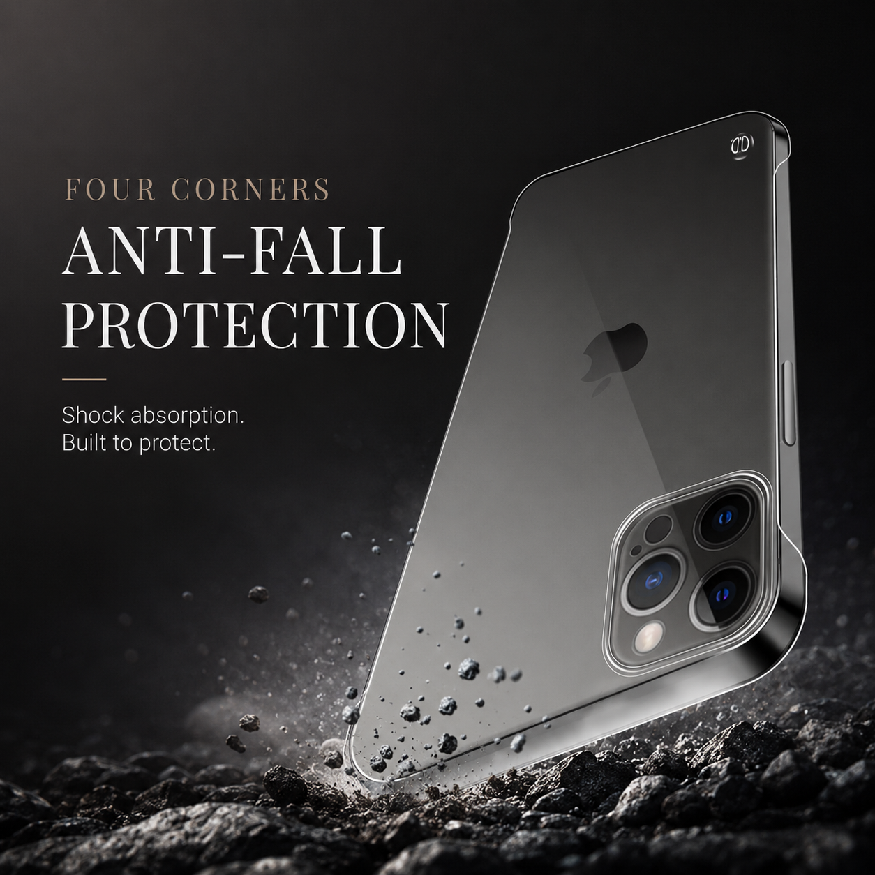 Premium iPhone Case MagSafe Compatible Transparent Ultra Thin Cover Frameless Protection