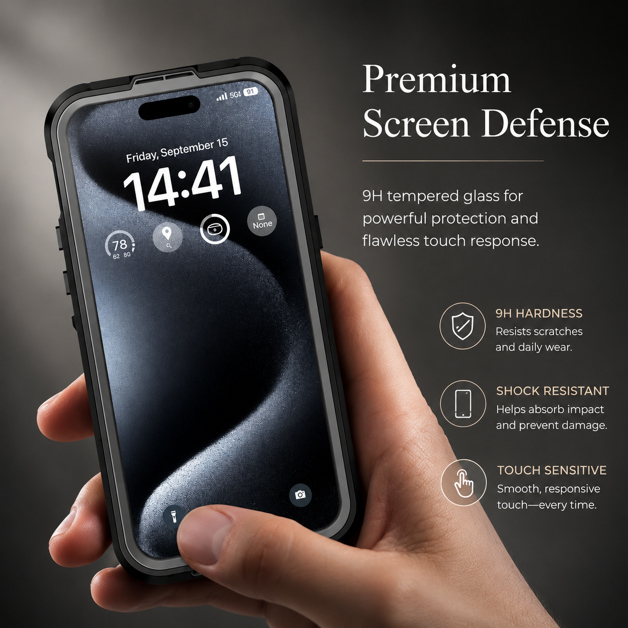 Premium iPhone Case MagSafe Compatible Waterproof IP68 Cover 360° Full Body Shockproof Protection
