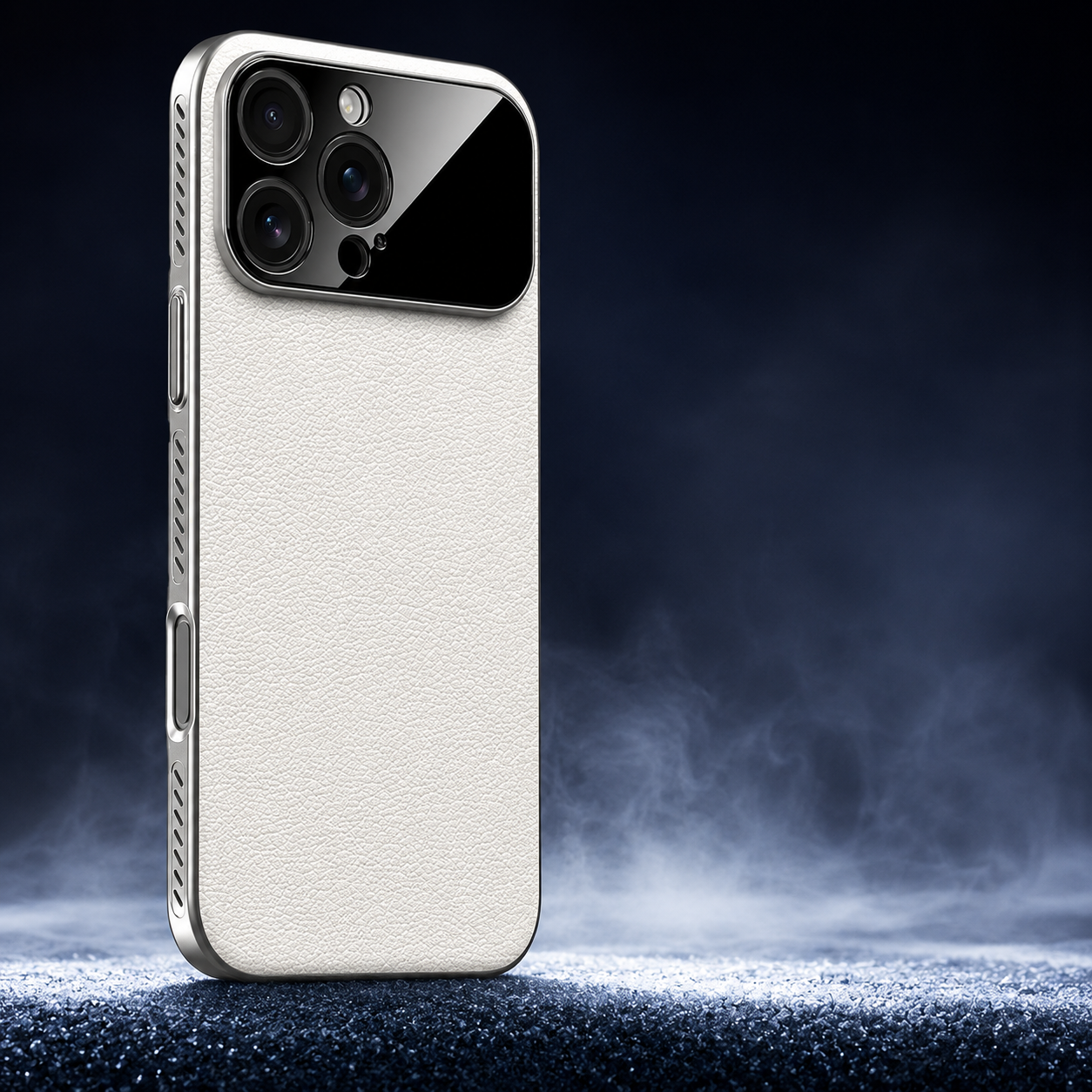 Premium iPhone Case MagSafe Magnetic Leather Border Cover Heat Dissipation Shockproof Anti Fingerprint Protective Case