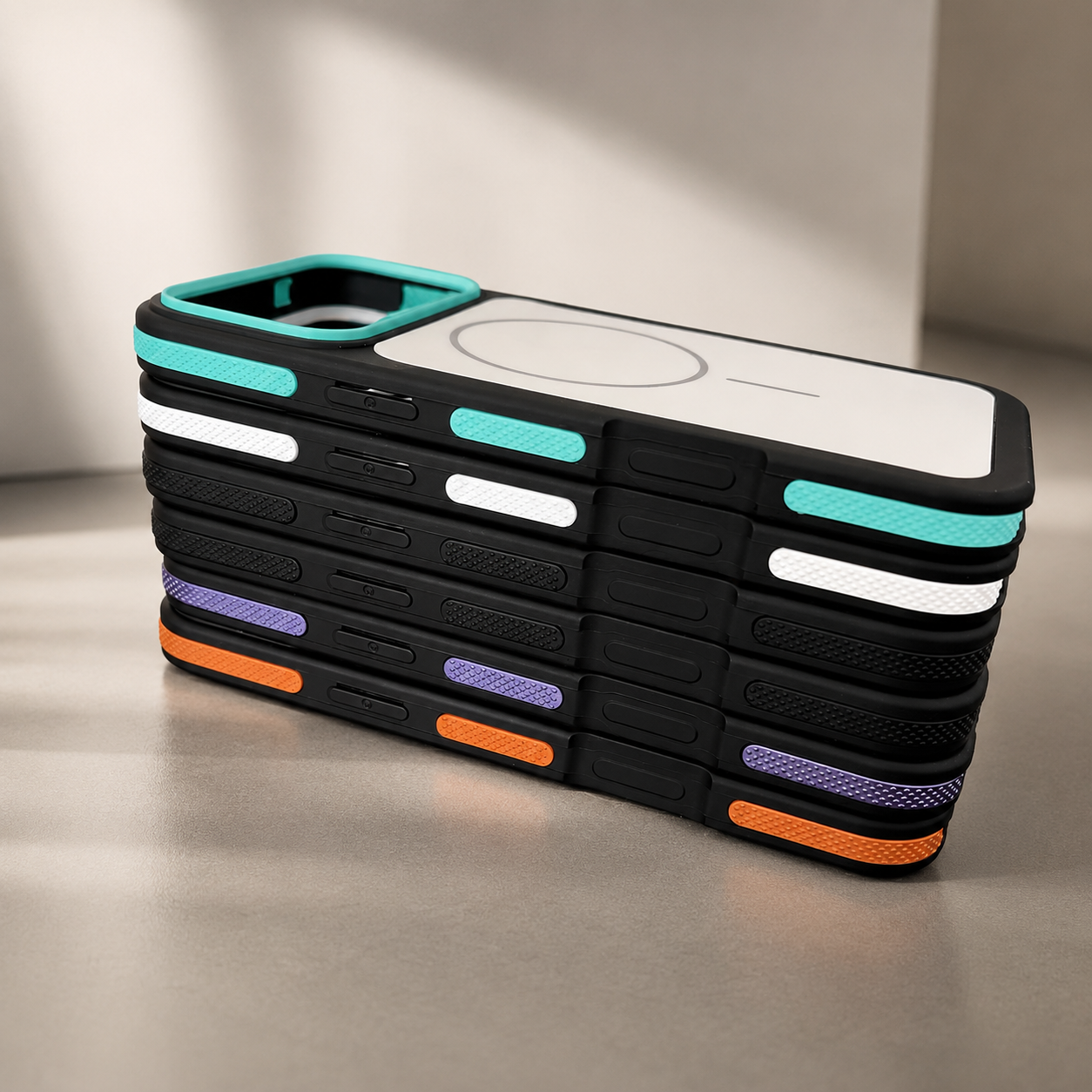 Premium iPhone Case Matte Frosted MagSafe Compatible Magnetic Armor Cover Shockproof PC TPU Protective Case
