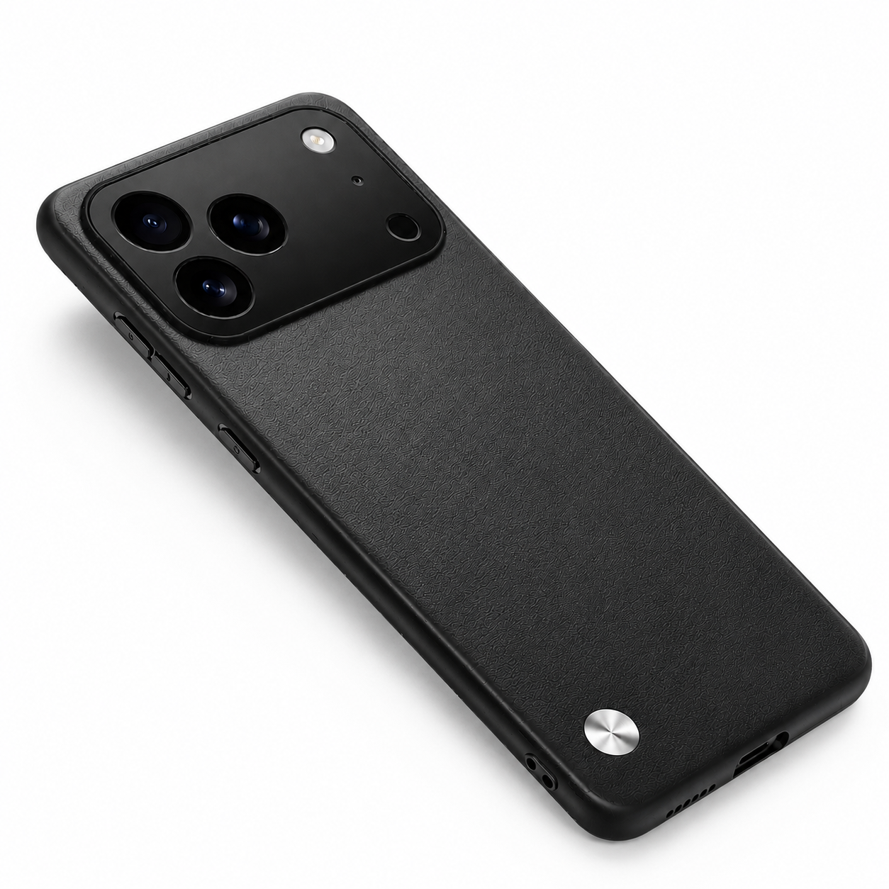 Premium iPhone Case Matte Skin Bumper Cover Shockproof TPU Protective Metal Lens Protection Case