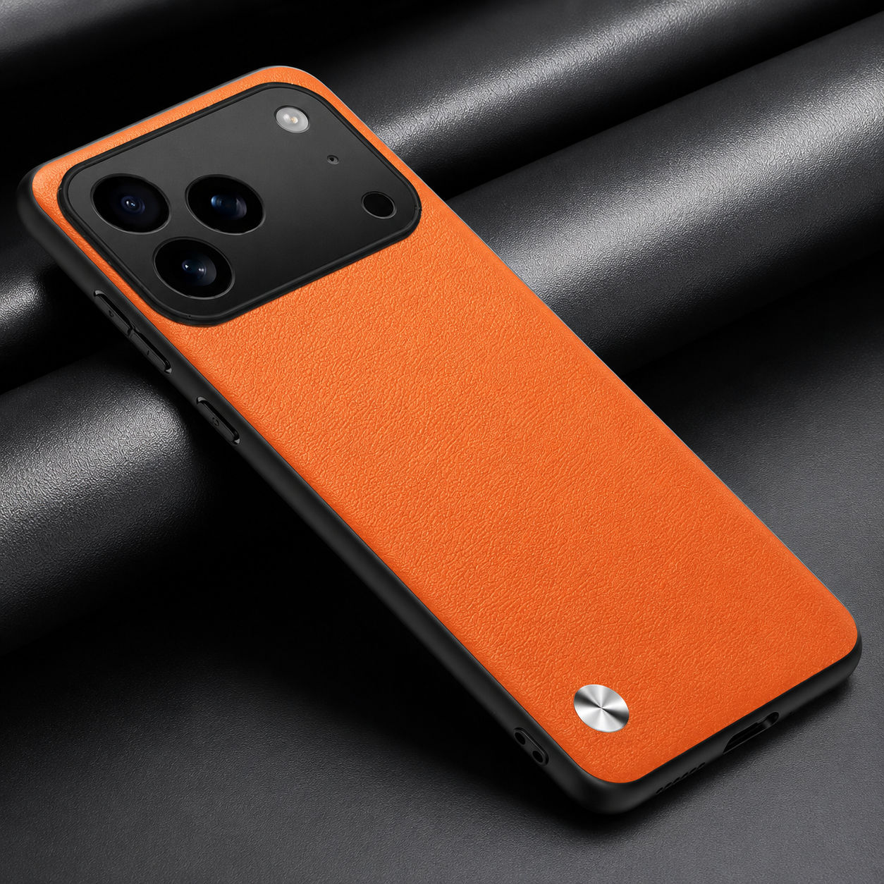 Premium iPhone Case Matte Skin Bumper Cover Shockproof TPU Protective Metal Lens Protection Case