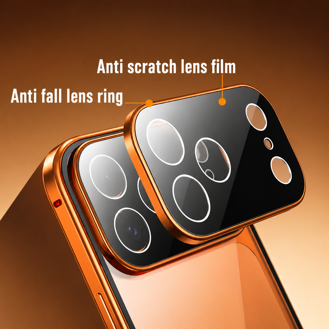 Premium iPhone Case Metal Magnetic Double Sided Glass Cover Full Protection Snap Lock Bumper Protective Case