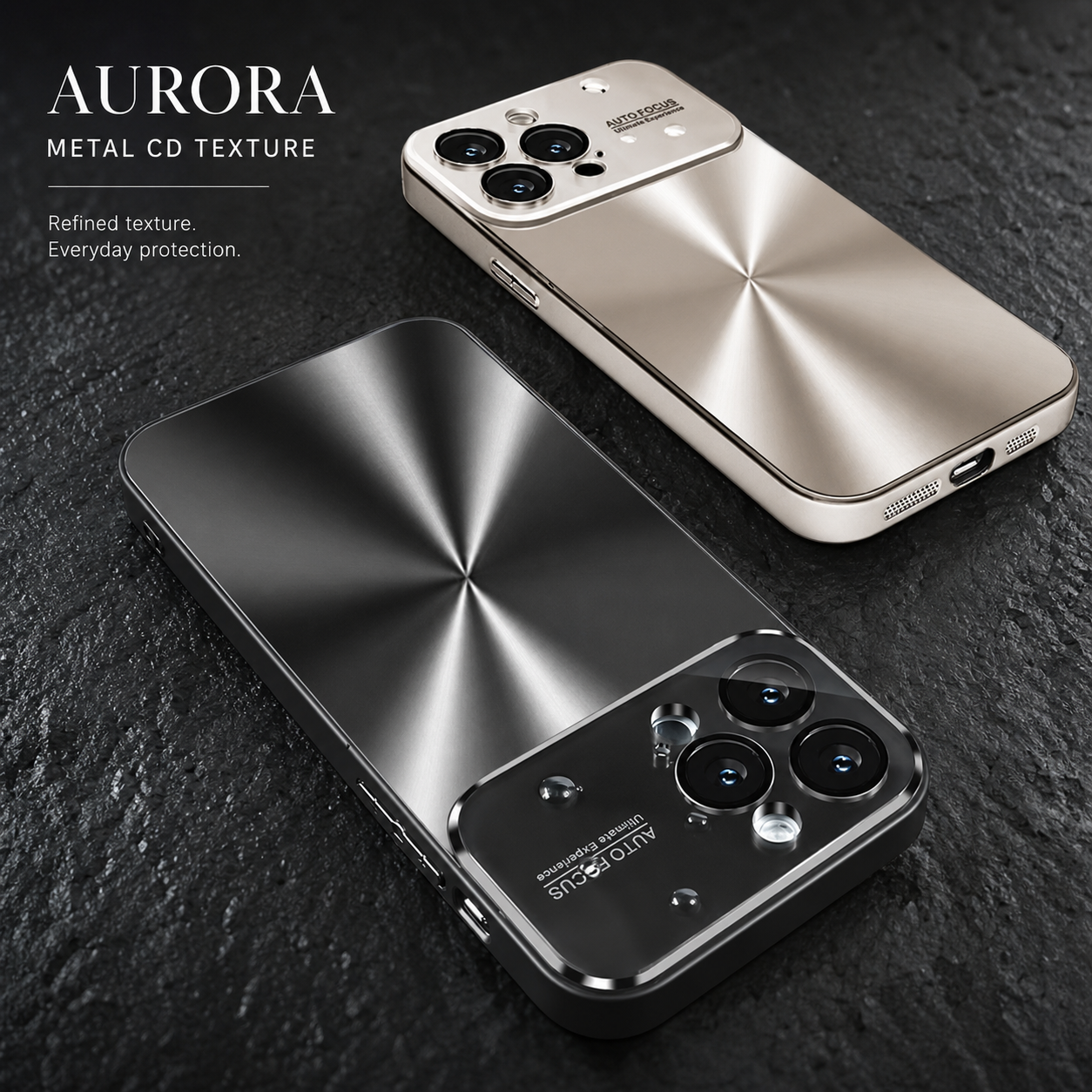 Premium iPhone Case Metal Window Cover Shockproof Silicone Frame Camera Protection Heavy Duty Protective Case