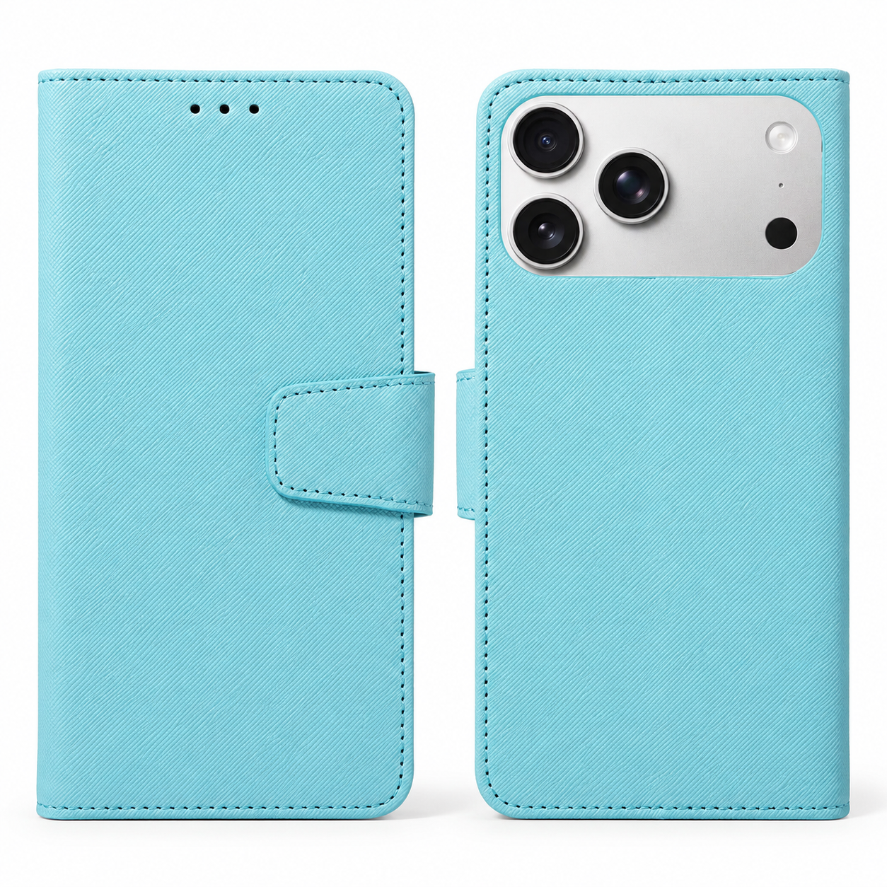 Premium iPhone Case PU Leather Magnetic Wallet Cover Shockproof Protective Fashion Full Coverage Case