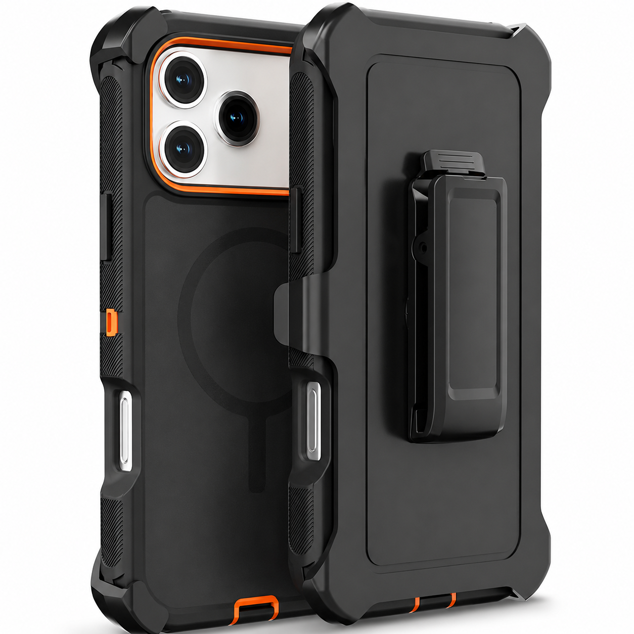 Premium iPhone Case Rugged Defender Protective Cover Shockproof Armor Dual Layer Belt Clip Full Port Protection