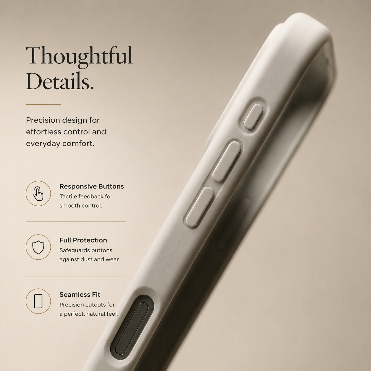 Premium iPhone Case Shock Absorbing Silicone Cover Slim Protective Matte Grip Full Coverage
