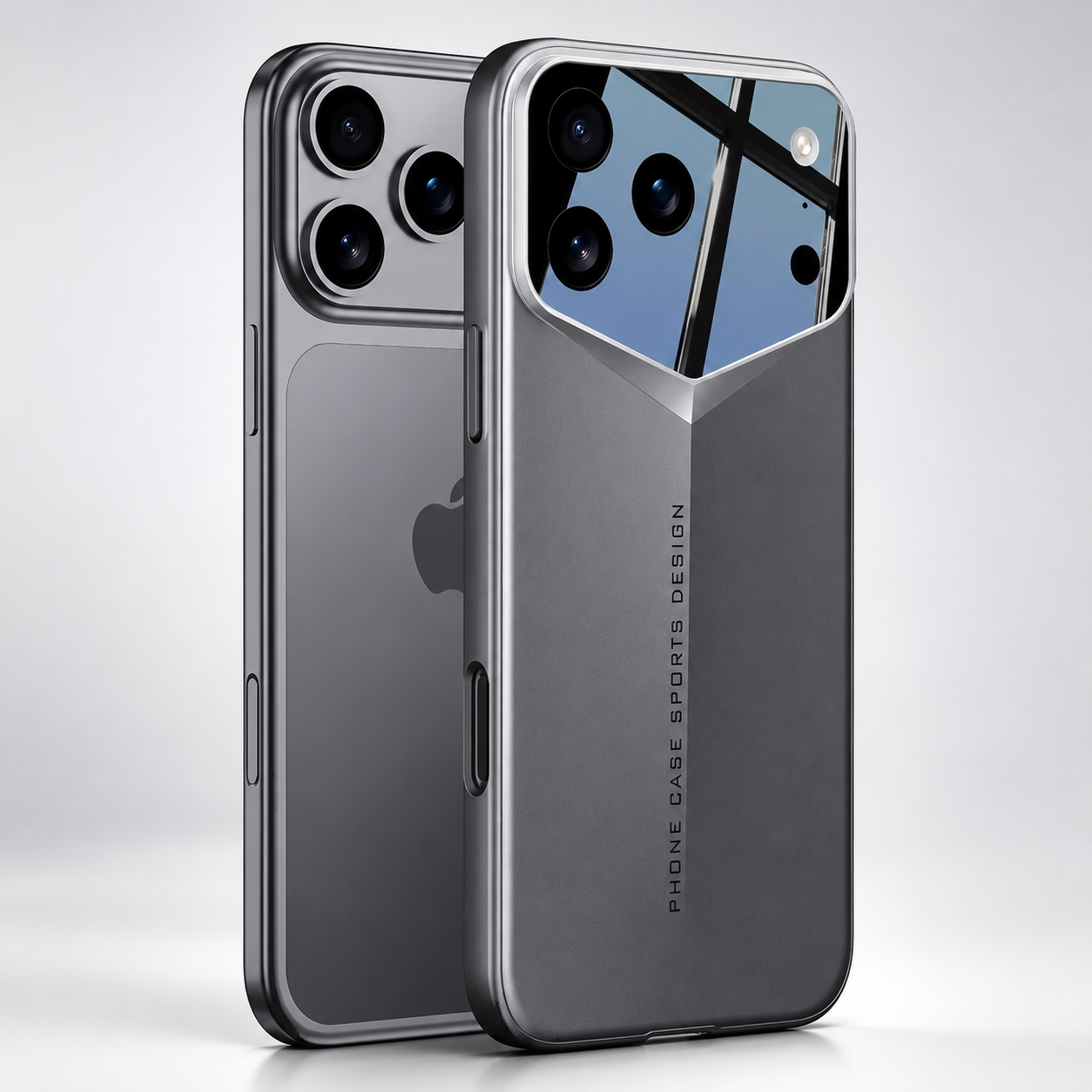 Premium iPhone Case Slim Matte Hard PC Cover Shockproof Fine Hole Lens Protection Full Coverage Protective Case