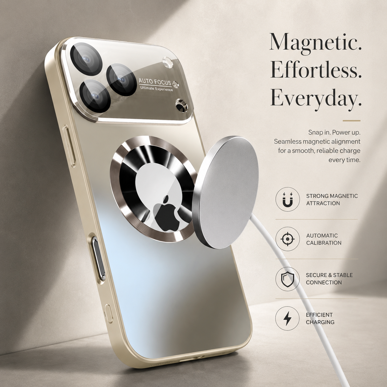 Premium iPhone Case Titanium Magnetic Matte Cover MagSafe Compatible Camera Lens Protection Shockproof Slim Full Coverage