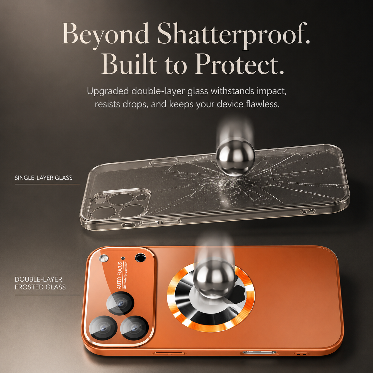 Premium iPhone Case Titanium Magnetic Matte Cover MagSafe Compatible Camera Lens Protection Shockproof Slim Full Coverage