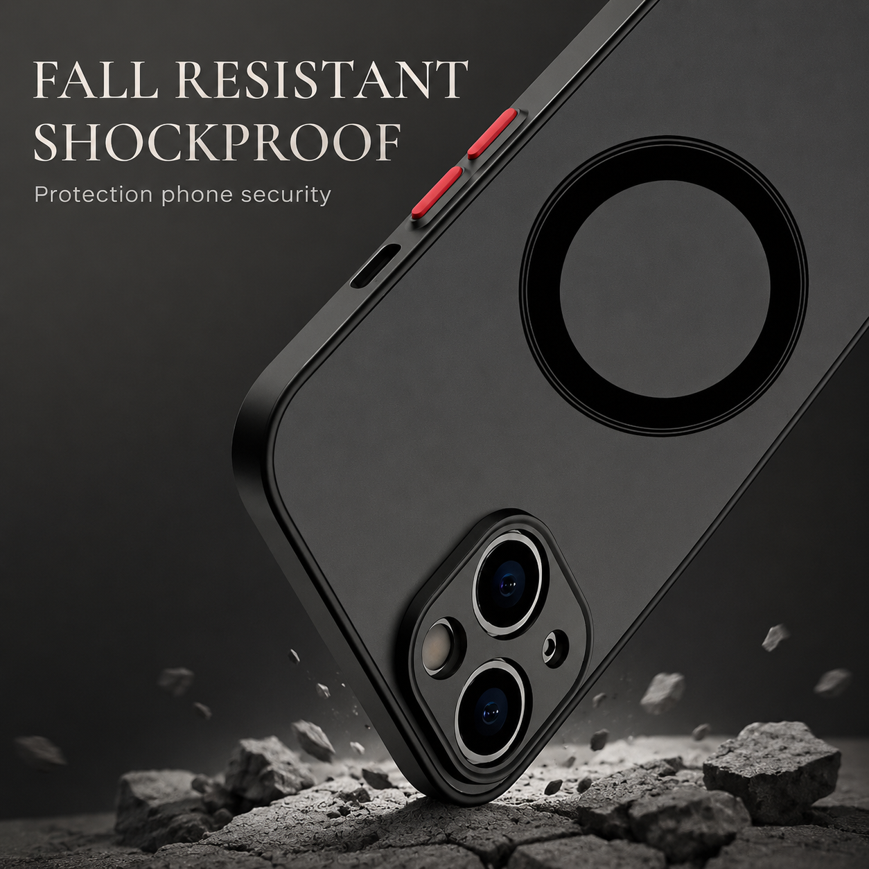 Premium iPhone Case Translucent Magnetic Armor Cover MagSafe Compatible Shockproof Matte Protective PC TPU Full Coverage Case