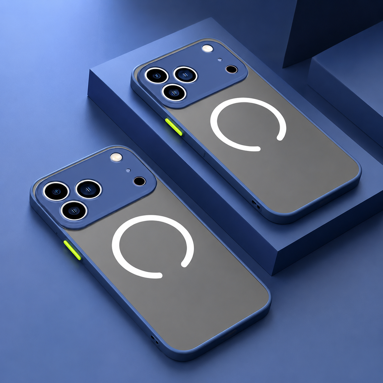 Premium iPhone Case Translucent Magnetic Armor Cover MagSafe Compatible Shockproof Matte Protective PC TPU Full Coverage Case