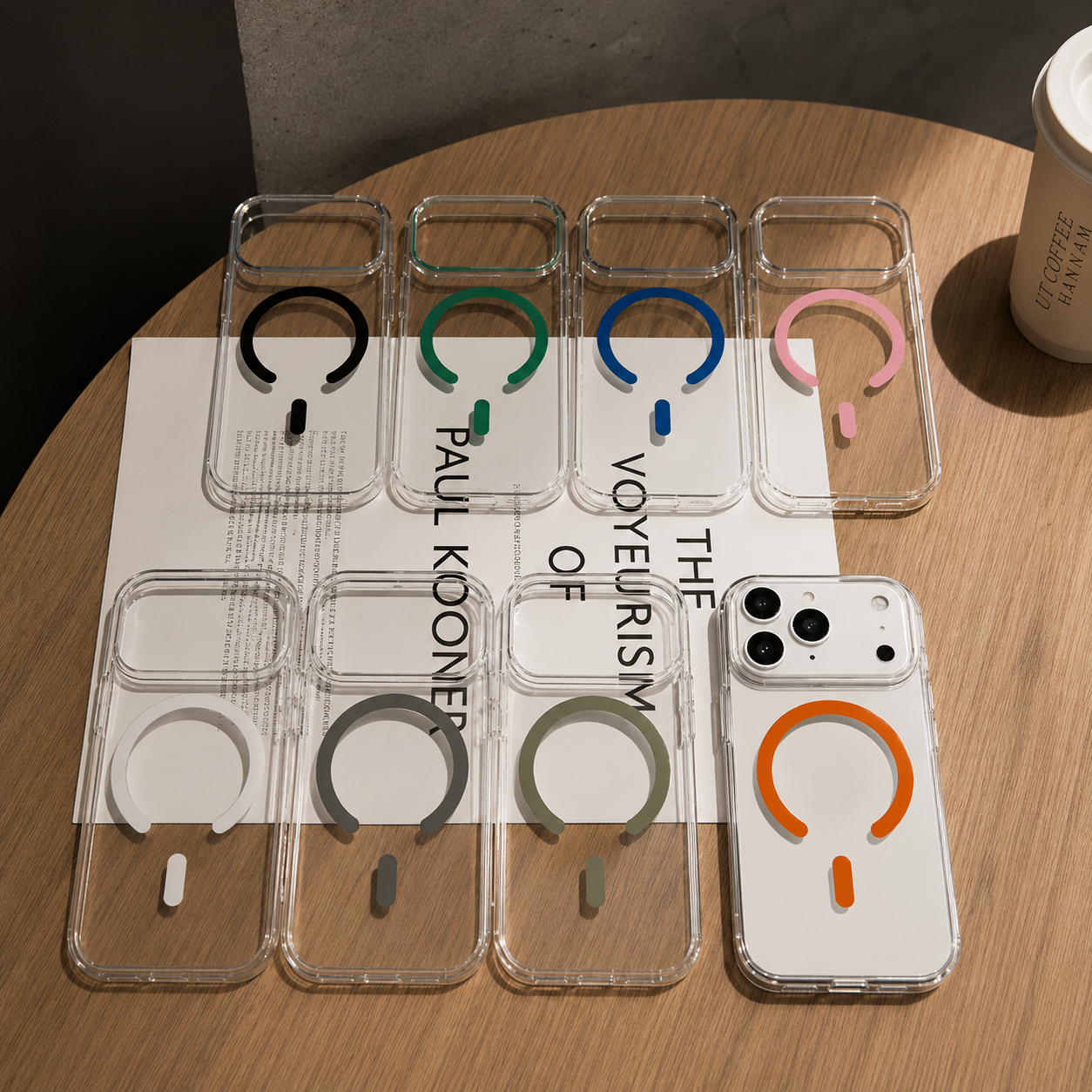 Premium iPhone Case Ultra Slim Magnetic Cover MagSafe Compatible Shockproof Protective PC TPU Wireless Charging Case