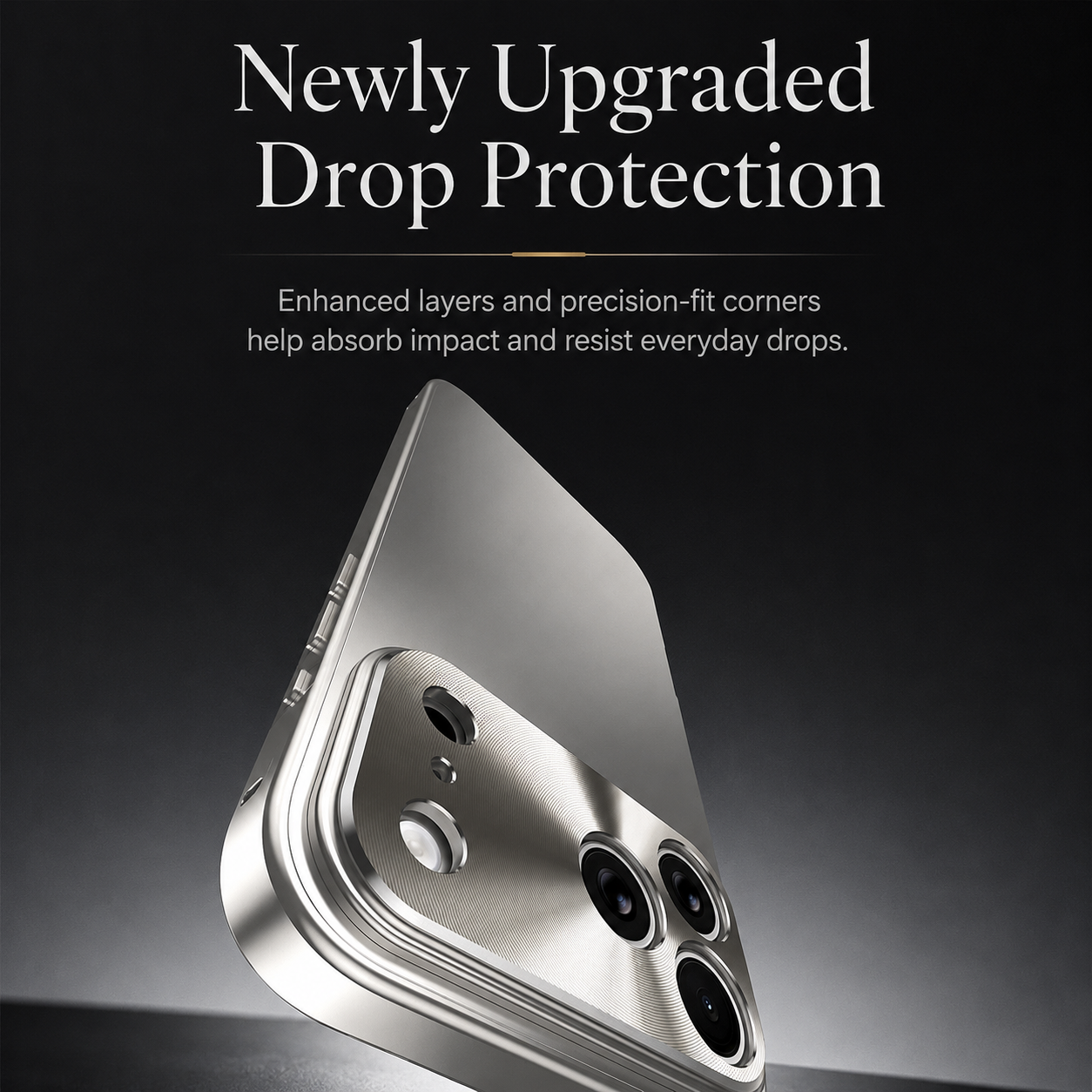 Premium iPhone Case Ultra Thin Aluminum Alloy Frame Cover Frosted Matte Backplate Shockproof Camera Lens Protection
