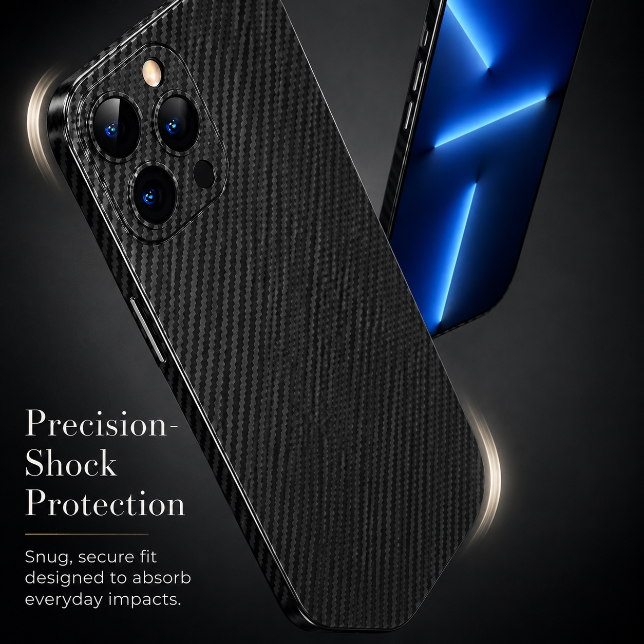 Premium iPhone Case Ultra Thin Carbon Fiber Matte Cover 0.2mm Lightweight Scratch Resistant Design