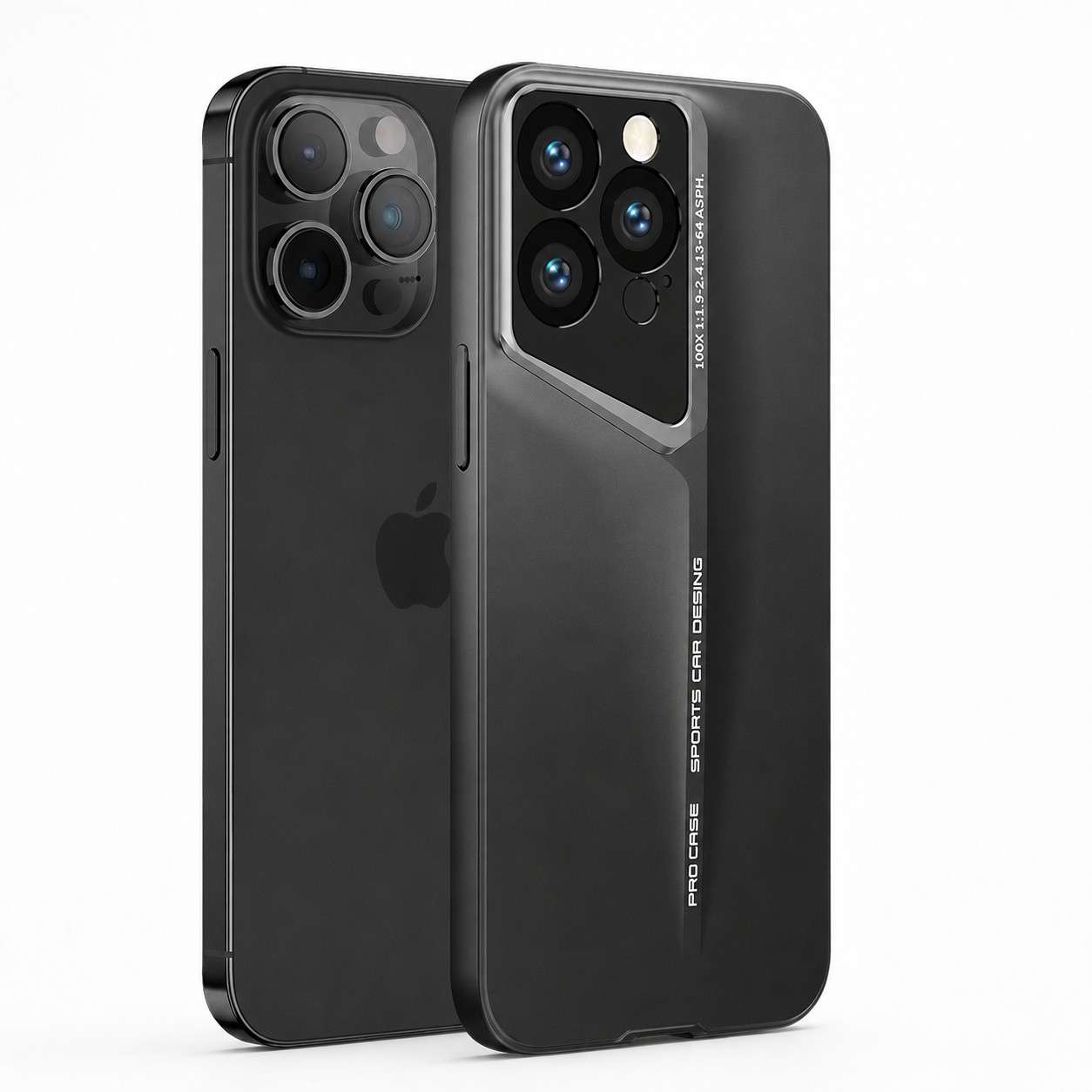 Premium iPhone Case Ultra Thin Titanium Blade Cover Shockproof Lens Protection Lightweight PC Protective Case