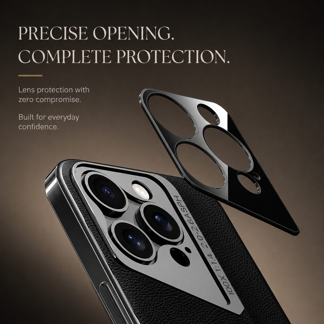 Premium iPhone Case Ultra Thin Titanium Style Cover Shockproof Lens Protection Non Slip Lightweight Protective Case