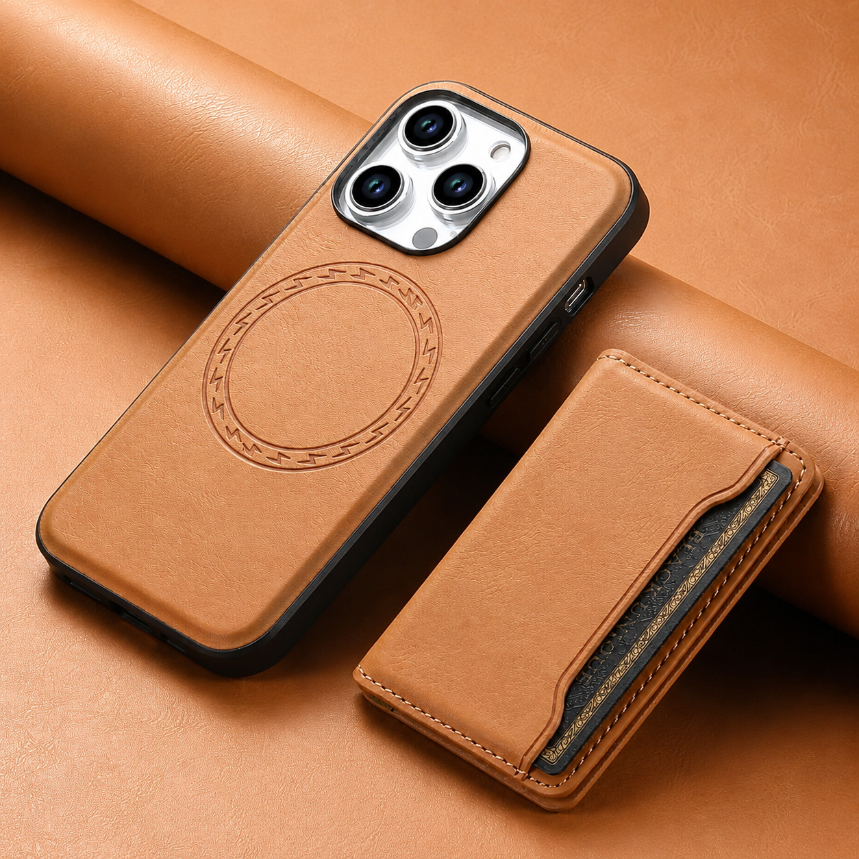 Premium iPhone Case Wallet MagSafe Compatible Leather Card Holder Cover Shockproof Slim Protection