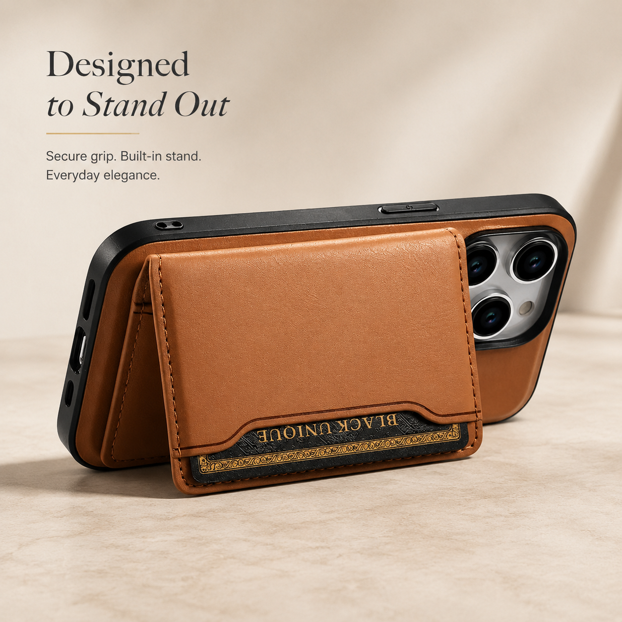 Premium iPhone Case Wallet MagSafe Compatible Leather Card Holder Cover Shockproof Slim Protection