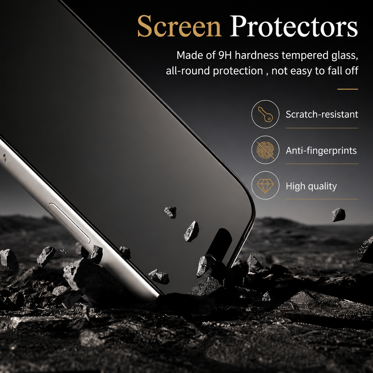 Premium iPhone Screen Protector Matte Ceramic Protective Film Anti Glare Anti Fingerprint Scratch Resistant Slim Soft Touch Design