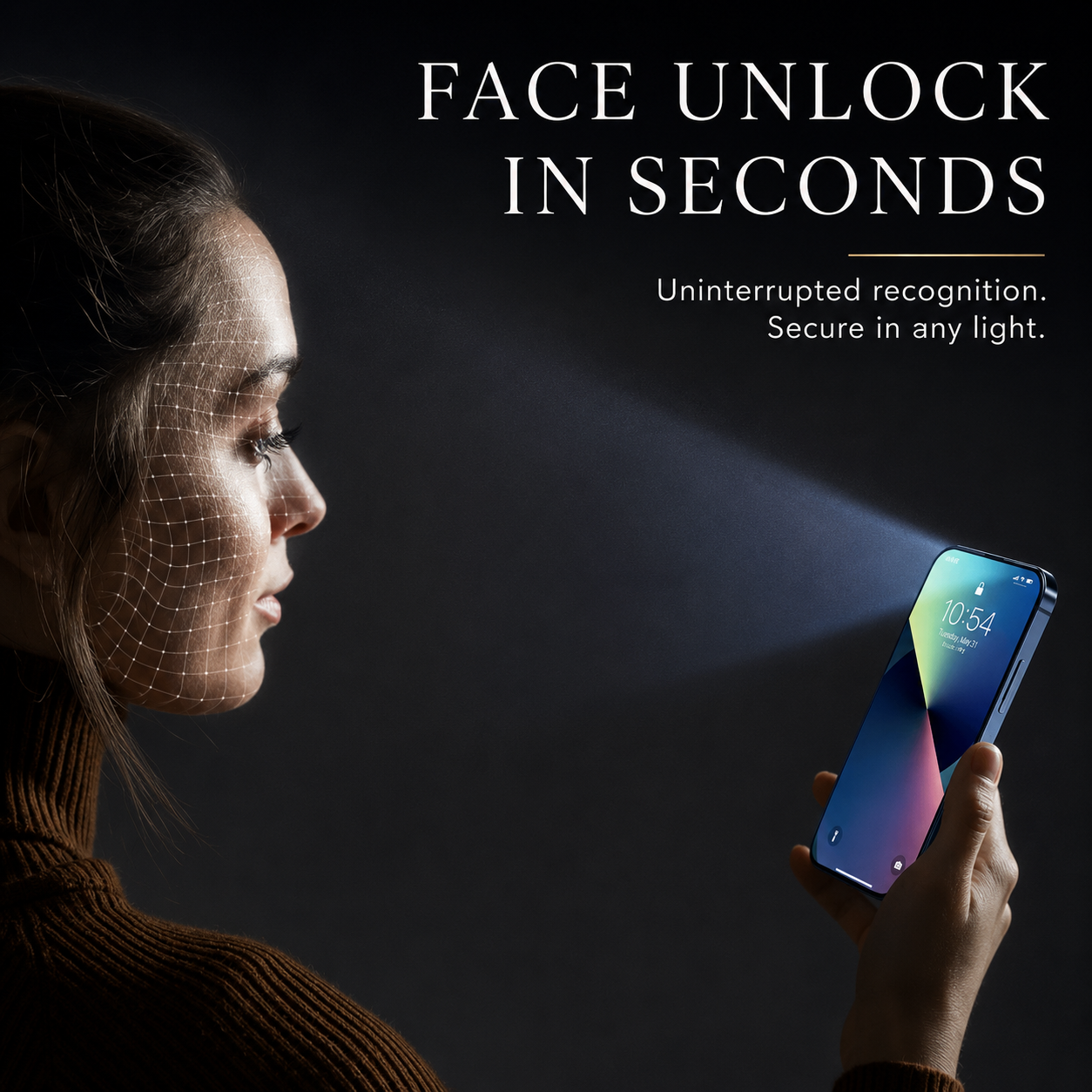 Premium iPhone Screen Protector Matte Privacy Anti Spy Tempered Glass Anti Glare Oleophobic Full Coverage Easy Installation Frame