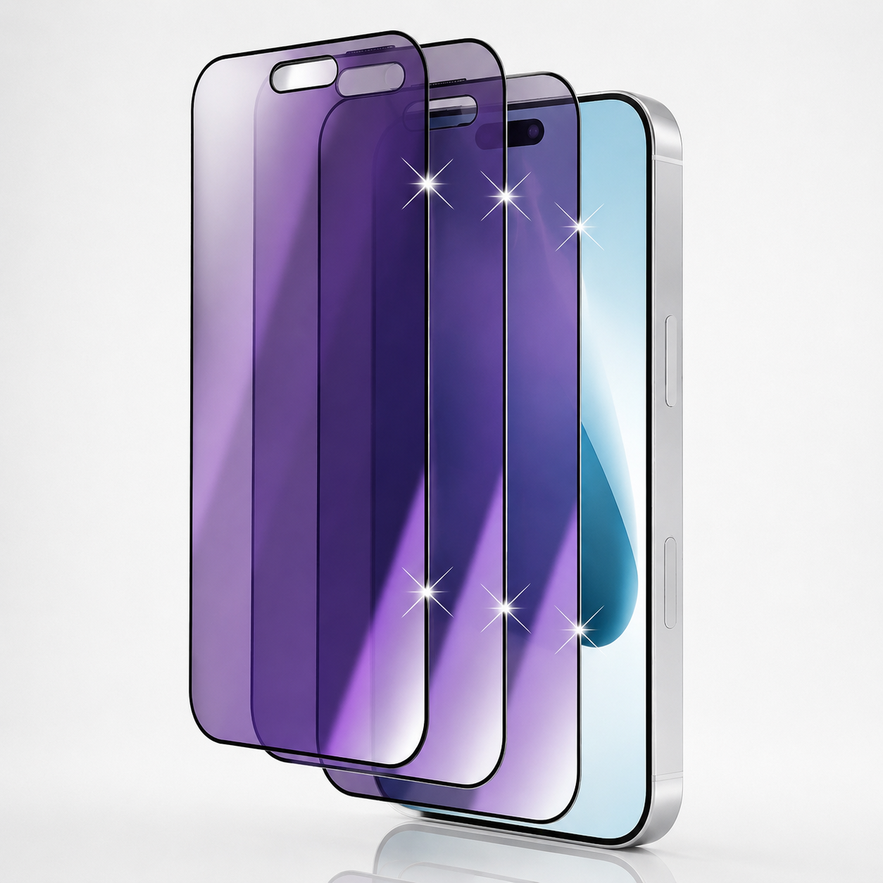 Premium iPhone Screen Protector Privacy Anti Spy Tempered Glass Anti Blue Light Scratch Resistant Full Coverage Protective Film