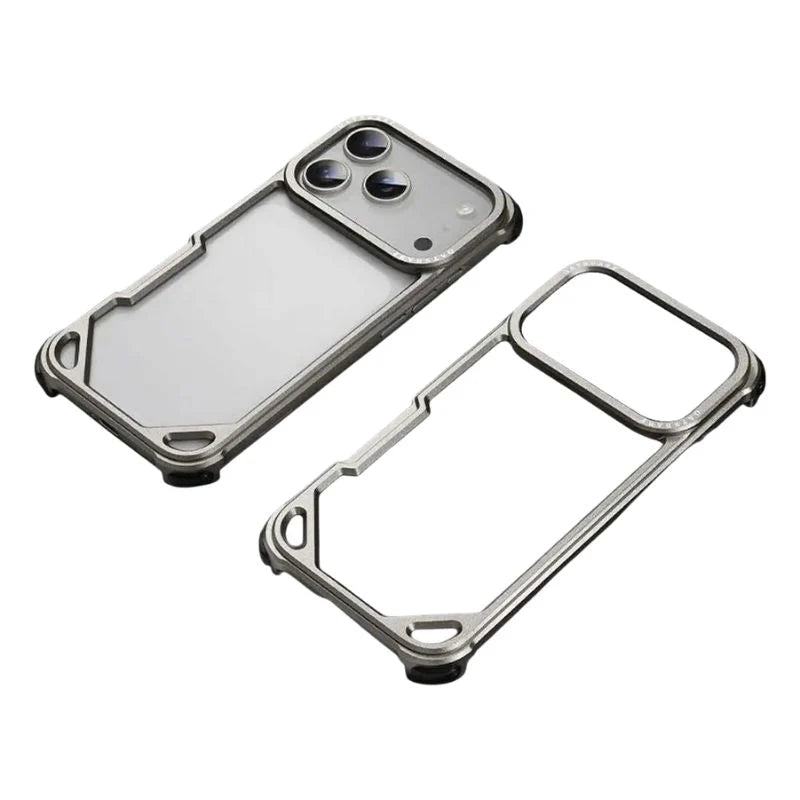 Premium iPhone Case MagSafe Compatible Ultra Thin Metal Bumper Cover Shockproof Protection