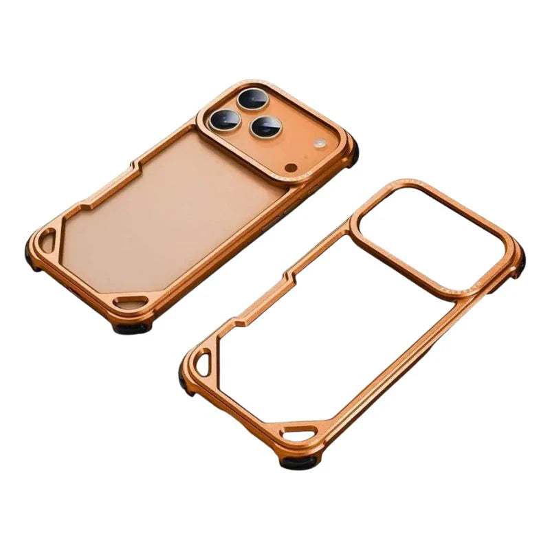 Premium iPhone Case MagSafe Compatible Ultra Thin Metal Bumper Cover Shockproof Protection