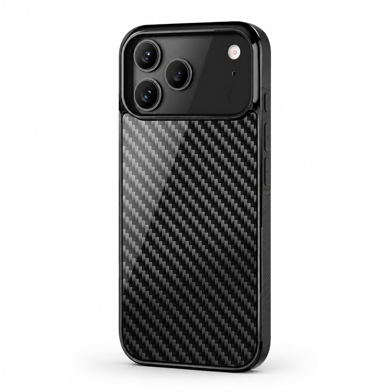 Premium iPhone Case MagSafe Compatible Forged Carbon Fiber Cover Shockproof TPU Protection