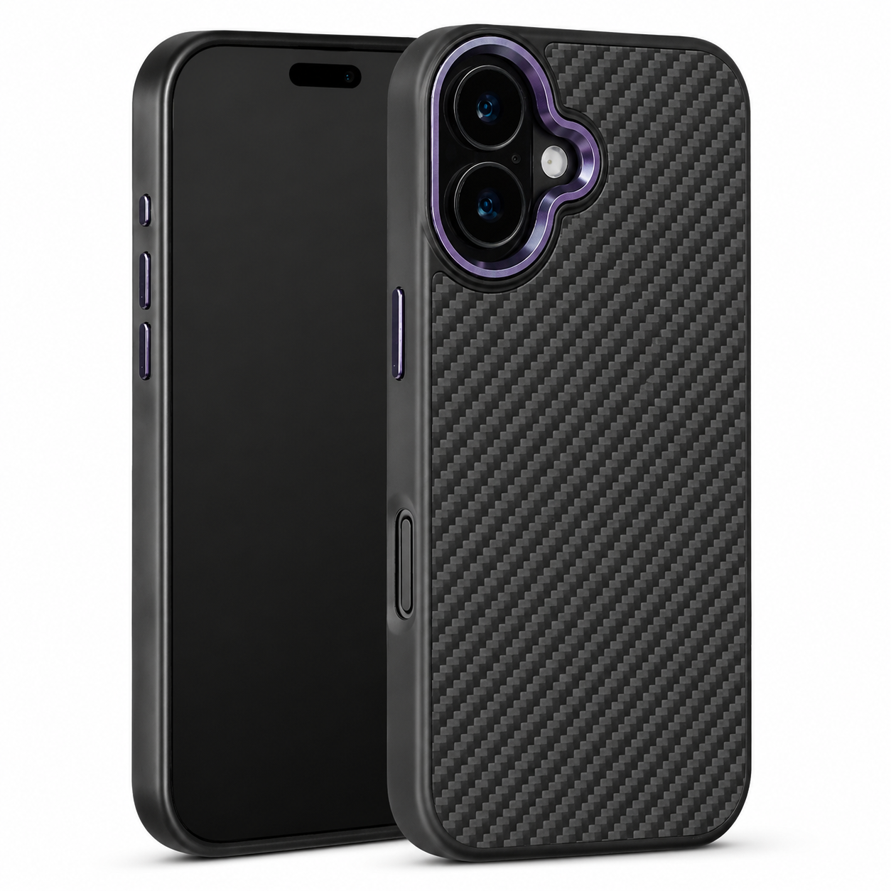Premium iPhone Case Real Aramid Kevlar Fiber Full Coverage Magnetic Cover with Wireless Charging MagSafe Compatible Protective Design
