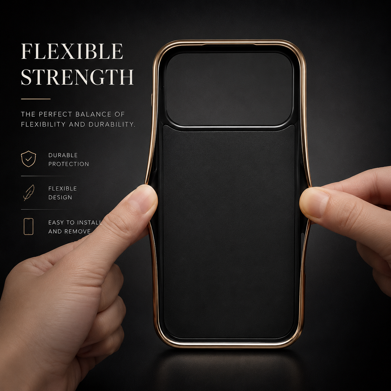 Premium iPhone Case Cowhide Electroplated Leather Cover Heat Resistant Skin Friendly Non Slip Lightweight Protective Design